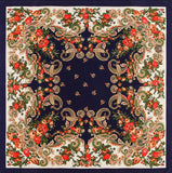 Extra Large 40x40 100% Pure Silk Hair Wrap