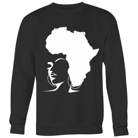 The Rooted Queen Crewneck Sweatshirt - Natural Curls Club