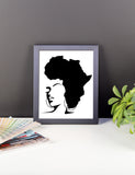 The Rooted Queen Framed poster - Natural Curls Club