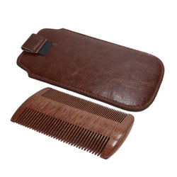 Men's Handmade Sandalwood Pocket Hair and Beard Comb - Natural Curls Club