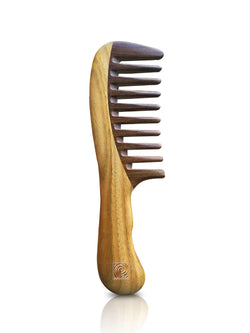Natural Hair Rescue Wooden Extra Wide Tooth Detangling Comb - Natural Curls Club