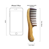 Natural Hair Rescue Wooden Extra Wide Tooth Detangling Comb - Natural Curls Club