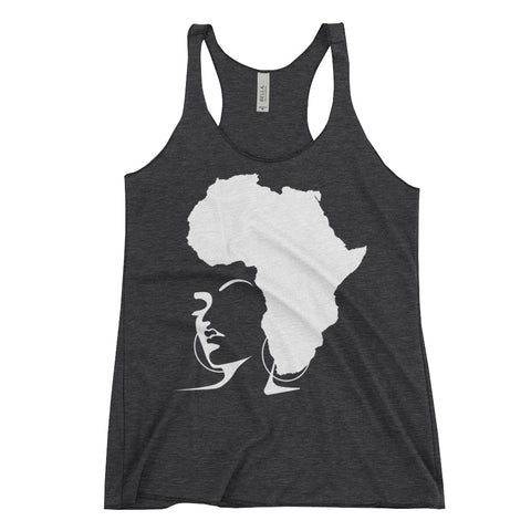 The Rooted Queen Women's Racerback Tank - Natural Curls Club