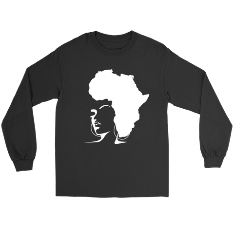 The Rooted Queen Ladies' Long Sleeve T-Shirt - Natural Curls Club