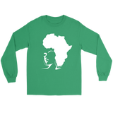 The Rooted Queen Ladies' Long Sleeve T-Shirt - Natural Curls Club